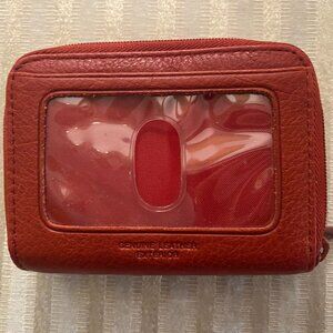 BUXTON GENUINE LEATHER WALLET GENTLY LOVED VERY PRACTICAL FOR PURSE OR POCKET